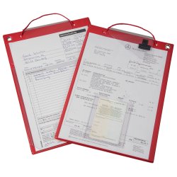 Opgaveholder med dokumentlomme - Model Premium