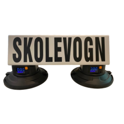 K�reskole tagskilt standard - Elektrisk Vakuum-Sugekop