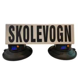 K�reskole tagskilt standard - Elektrisk Vakuum-Sugekop