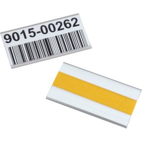 10 stk - Selvklbende etiketholder til hyldeforkanter 80x1000mm