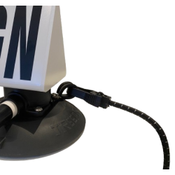 Sikkerhedsstrop st inkl. 2 x strop jer monteret p skilt