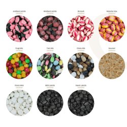 D'lux godteri i glasskrukke - Med eget logo