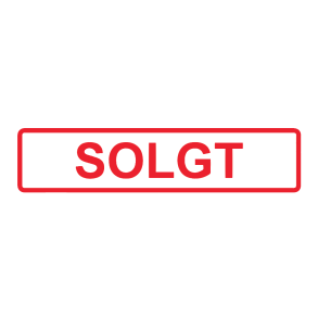 SOLGT - Deko-Plade til nummerpladeramme