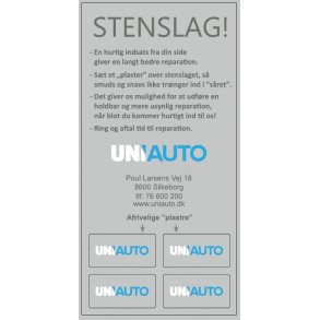 Sjablongetiketter - 3-fargetrykk