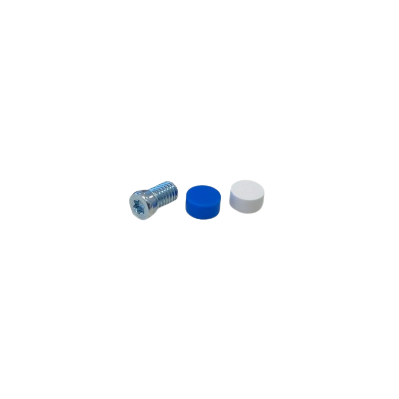 100 stk. - Tork M6 9mm skrue til nummerplademontering 