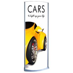 Totem Elipse Light Stand, dobbeltsidig - 60 x 170 cm