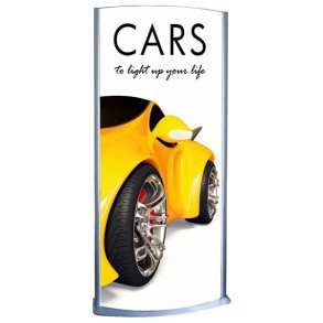 Totem Elipse Light Stand, dobbeltsidig - 80x 170 cm