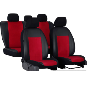 Unico rd, med eco-lder og alcantara