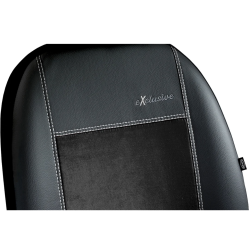 Exclusive, med eco-lder og sort alcantara