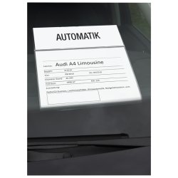 Prisarkholder akryl med utskiftbar topp - A4 bredformat