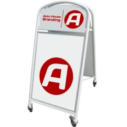 Ellipse Lux Street-skilt A1