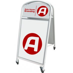 Ellipse Lux Street-skilt A1