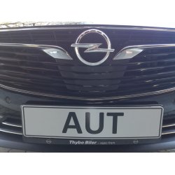 AUT - Deko-Plade til nummerpladeramme i SLV LOOK