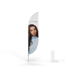 Beachflag SEJL 406 cm L