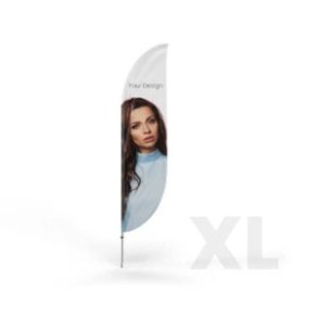 Beachflag SEJL 500 cm XL