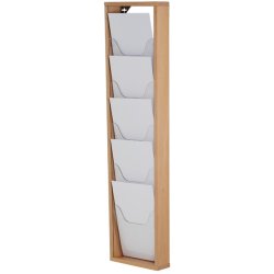 Brochureholder i tr til ophng