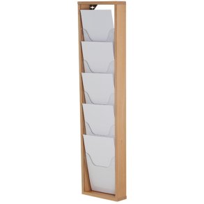 Brochureholder i tr til ophng