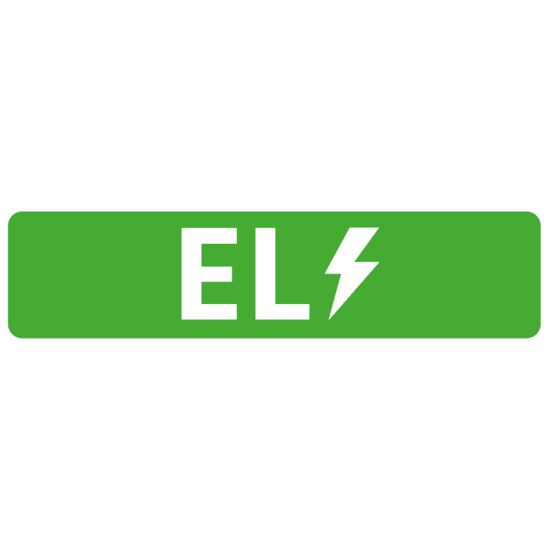  EL - Deko-plade til nummerpladeramme