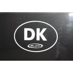 DK skilt udskret autofolie - 1 farve