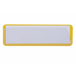 50 stk - Magnetisk etiketholder til hyldeforkanter 31x100mm