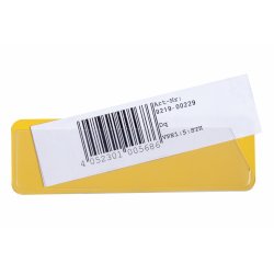 50 stk - Magnetisk etiketholder til hyldeforkanter 40x120mm