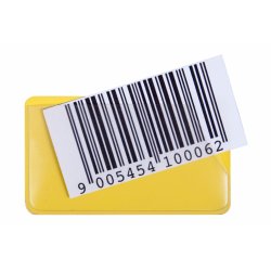 50 stk - Magnetisk etiketholder til hyldeforkanter 58x138mm