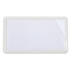 50 stk - Selvklbende etiketholder til hyldeforkanter 58x100mm