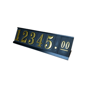 Prislapper til salg av varar - Finesse Svart/Gull