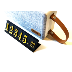 Prisskilte til varesalg - Finesse Sort/Guld