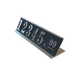 Prisskilte til varesalg - Finesse Alu/Slv