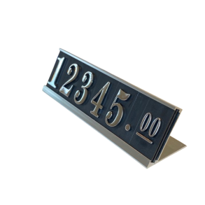 Prislapper til salg av varar - Finesse Alu/Slv