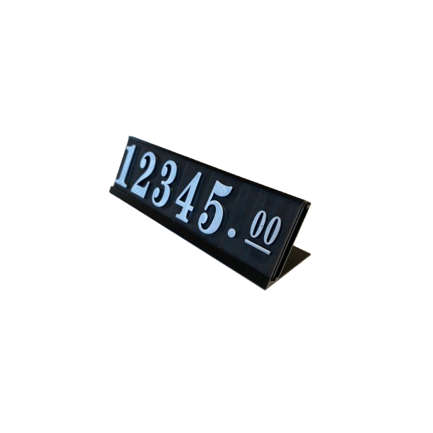 Price tags for merchandise sales - Finesse Black/white