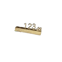 Sm prisskilte til varesalg - LUX SemiGuld Drop