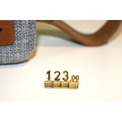 Sm prisskilte til varesalg - LUX Guld serien (edition2)