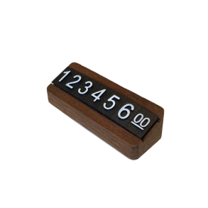 Sm prislapper til salg av varar - HLD-W Hvitt/Svart