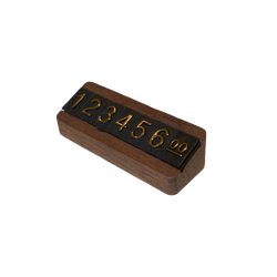 Sm prisskilte til varesalg - HLD-W Guld/Sort