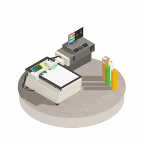 Klichefremstil 3 farvetryk