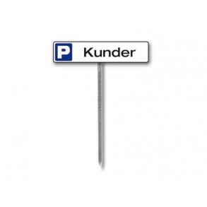 Parkeringsskilt p jordspyd - Kunder