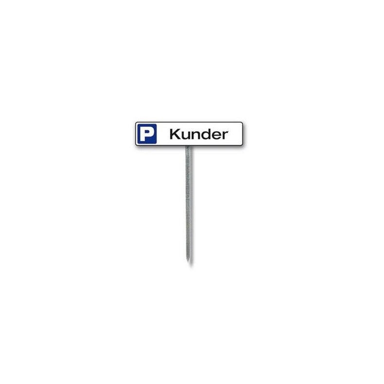 Parkeringsskilt p jordspyd - Kunder