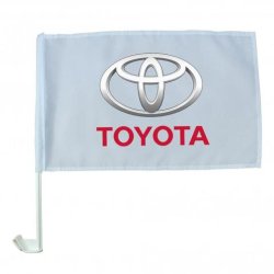 Bilmerkeflagg til sidevinduet