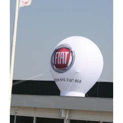 Stor luftballong inkl. trykk