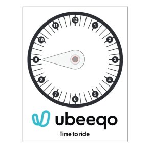 P-disc SQUARE - med 2-fargetrykk