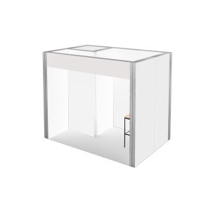 Utstillingsstand U-formet Zen 3x2 m - inkl. trykk