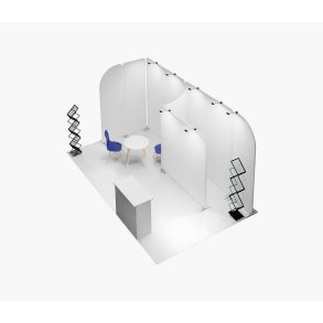 Messestand Semi- A 3x5 m - inkl. trykk