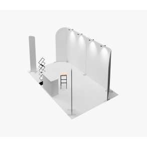 Messestand Semi- B 3x5 m - inkl. trykk