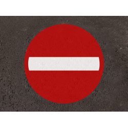  Indkrsel forbudt  100 cm