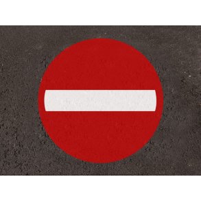  Indkrsel forbudt  100 cm