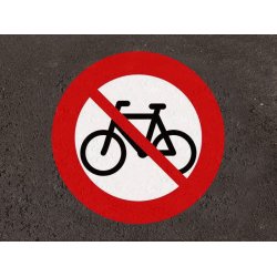  Cykel forbudt  100 cm