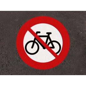  Cykel forbudt  100 cm