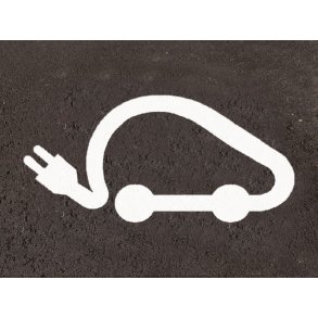 Strm bil hvid 60120 cm